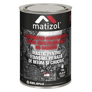 Mastic bituminos pentru repararea acoperisurilor Matizol, 1 kg, negru 
