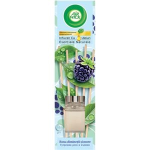 Odorizant cu betisoare AIR WICK, Roua diminetii si mure, 40 ml