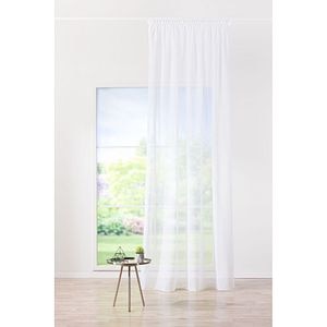Perdea Lisso, rejansa, 140 x 260 cm, alb
