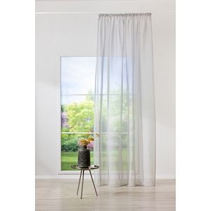 Perdea Desert, inele, 140 x 260 cm, gri