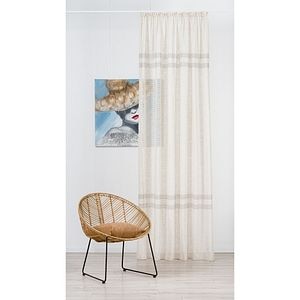Perdea Pereira, rejansa, 140 x 260 cm, crem