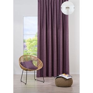 Draperie Atacama, inele, 140 x 260 cm, semiopac, mov