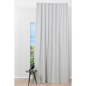 Draperie Sandro, rejansa, 140 x 260 cm, semiopac, gri deschis