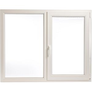 Fereastra termopan REHAU, PVC, 5 camere, 146 x 116 cm, deschidere oscilobatanta dreapta, alb