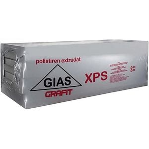 Polistiren extrudat XPS Gias, 10 cm, 2.9 mp