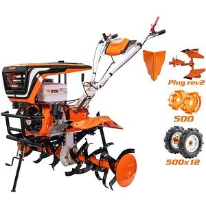 Motocultor pe benzina Ruris 915K, 15CP, 420CC, latime de lucru 75-110 cm, accesorii