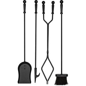 Set vatrai curatare seminee ART FLAME The Sword, 75 x 25 x 25 cm, metal, 4 accesorii