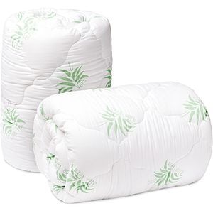 Pilota HOME STILL Aloe Vera, microfibra, 200 x 220 cm, alb