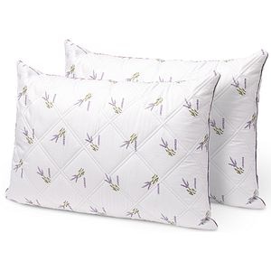 Perna HOME STILL Lavanda, microfibra, 50 x 70 cm, alb