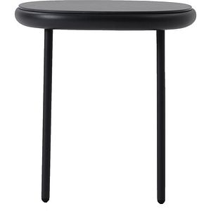 Masa terasa LIVINTWIST Scala 5, aluminiu, 43.5 x 43.5 x 45 cm, negru