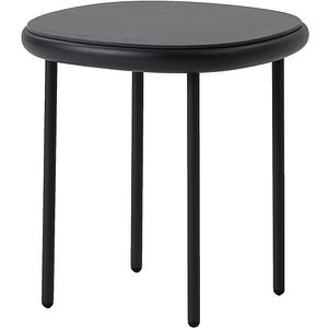 Masa terasa LIVINTWIST Scala 5, aluminiu, 43.5 x 43.5 x 45 cm, negru