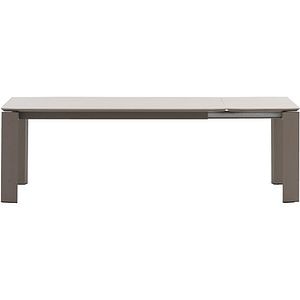 Masa terasa LIVINTWIST Rock S, aluminiu, 237 x 89 x 75 cm, maro taupe