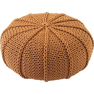 Fotoliu puf LIVINTWIST Zen M 101, 64 x 64 x 30 cm, camel