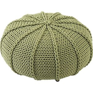 Fotoliu puf LIVINTWIST Zen M 107, 64 x 64 x 30 cm, kaki