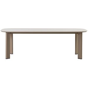 Masa terasa ARTITURE Scroll M 6, aluminiu, 150 x 75 x 34 cm, camel