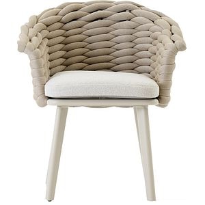 Scaun ARTITURE Scroll 12, 69.5 x 81.5 x 8 cm, camel