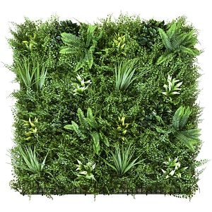 Panou gard Dense Fern, 100 x 100 cm, verde