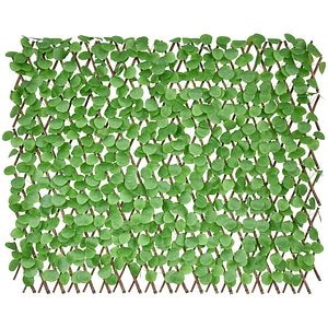 Panou gard Eucalyptus Leaves G, 180 x 90 cm, verde