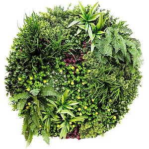 Rama decorativa cu plante artificiale MYRIA Wonderland, D80 cm