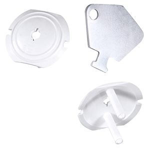 Kit protectie priza, 5 capace, culoare, alba   Relee Medias