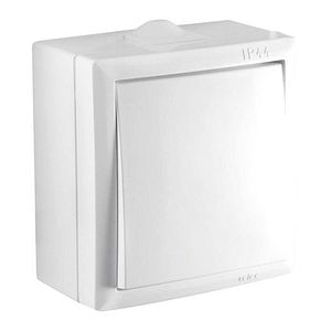 Intrerupator 1 modul, alb  Relee Medias