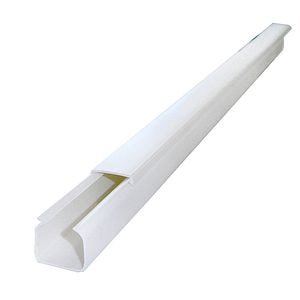 Canal cablu, 12 x 12 x 2000 mm, alb 