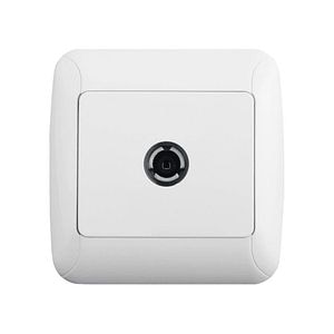 Priza TV 16A 220V alb, GUNSAN