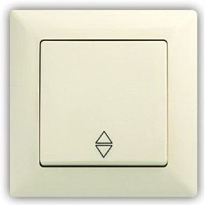 Intrerupator scara, 220 V, 10 A, crem • Gunsan Visage