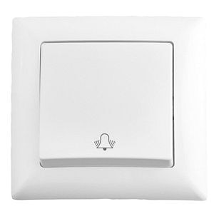 Buton sonerie, 10 A, 220 V, alb • Gunsan  Visage