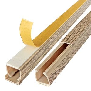 Canal cablu, 12 x 12 x 2000 mm, mahon 