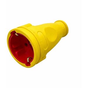 Cupla SPOT VISION, cauciuc, 16A, galben