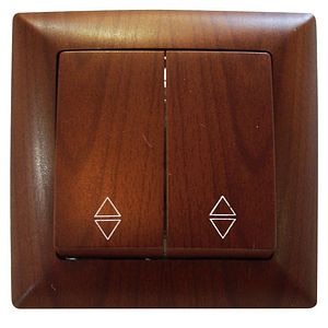 Intrerupator scara, 220 V, 10 A, wenge • Gunsan Visage