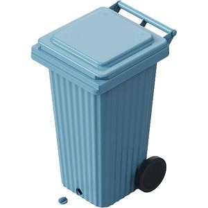 Europubela WAVE, cu evacuare, plastic, 120 l, albastru