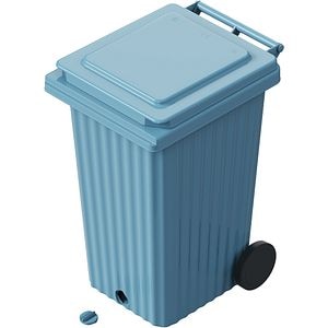 Europubela WAVE, cu evacuare, plastic, 240 l, albastru