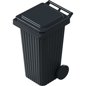 Europubela WAVE, plastic, 120 l, gri inchis