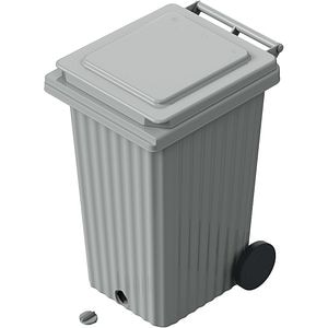 Europubela WAVE, cu evacuare, plastic, 240 l, gri deschis
