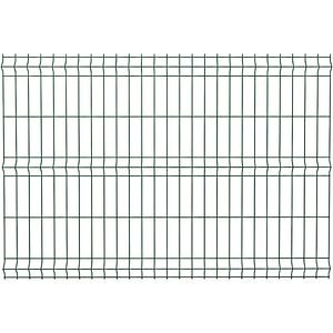 Panou de gard bordurat DIAL, 123 x 201 x 6.25 cm, 4.2 mm, verde
