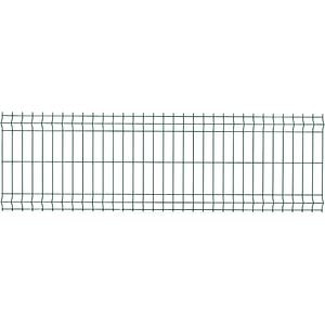 Panou de gard bordurat DIAL, 63 x 201 x 6.25 cm, 4.2 mm, verde