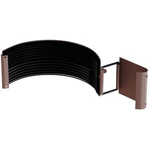 Element imbinare jgheab BILKA, D150, maro mat