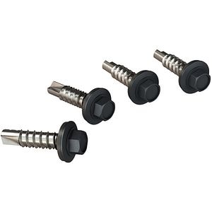 Surub autoforant hexagonal BILKA, 4.8  x 19mm, otel, 250buc, gri