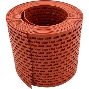 Banda aerisire streasina BILKA, 5m x 10cm, caramiziu