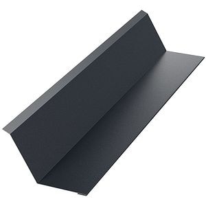 Bordura la perete BILKA, gri mat (RAL7016), 2000 x 208 mm x 0.4 mm