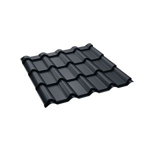 Tigla metalica BILKA Balcanic, gri mat (RAL 7016), 0.5 mm, 118 x 118 cm