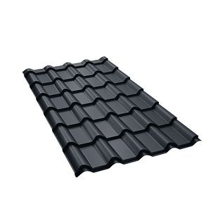 Tigla metalica BILKA Balcanic, gri mat (RAL 7016), 0.5 mm, 223 x 118 cm