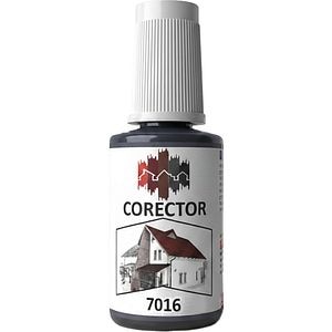 Corector tigla metalica BILKA, gri (RAL 7016), lucios, 20 ml