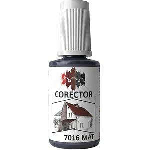 Corector tigla metalica BILKA, gri (RAL 7016), mat, 20 ml