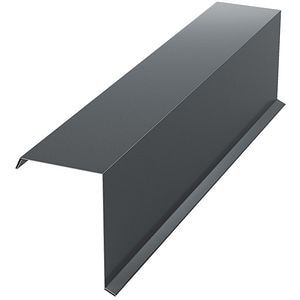 Bordura fronton BILKA, gri lucios (RAL7016), 2000 x 312 mm x 0.4 mm