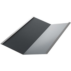 Dolie BILKA, gri lucios (RAL7016), 2000 x 417 x 0.4 mm