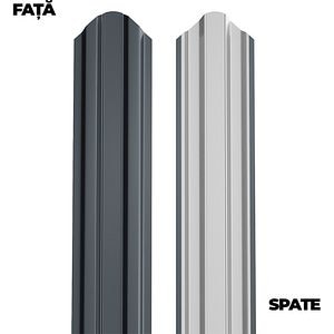 Sipca gard BILKA Oslo, 0.40 mm 1.75 ml, metal, gri lucios