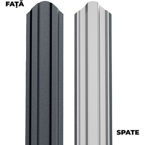 Sipca gard BILKA Oslo, 0.40 mm 1.75 ml, metal, gri mat
